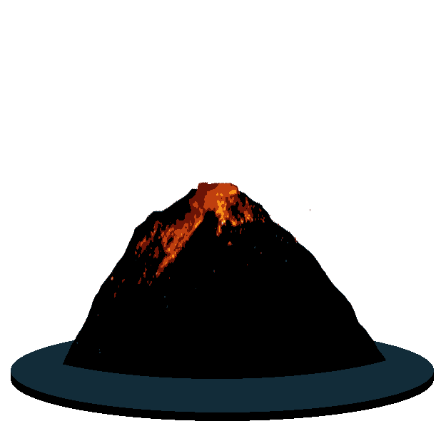 Volcano Lava Sticker by weinventyou for iOS & Android GIPHY