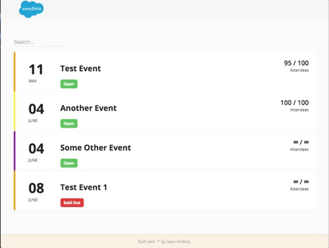 Event Listings