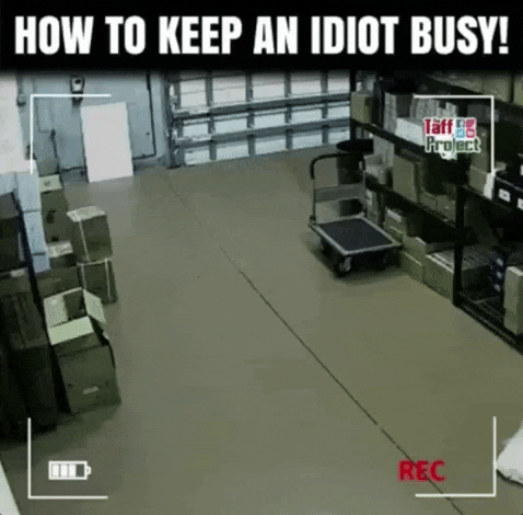 How To Keep Idiot Busy in funny gifs