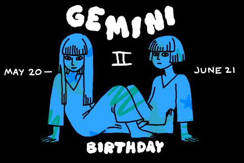 Happy Birthday Gemini GIF by GIPHY Studios Originals - Find & Share on GIPHY