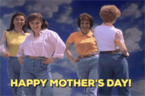 Happy Mother's Day gif - 4 proud moms