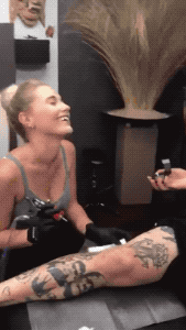 Tattoo Proposal in funny gifs