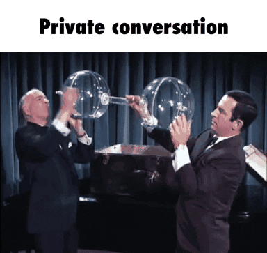 Private Conversations in funny gifs