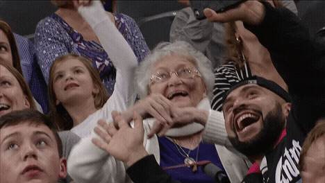 Dab Grandma GIF by NBA - Find & Share on GIPHY