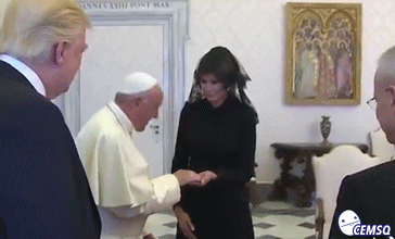 Popes Face in funny gifs