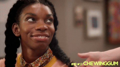 The Tempest shares a gif from Chewing Game that shows a Black woman moving away from a white woman touching her hair. 