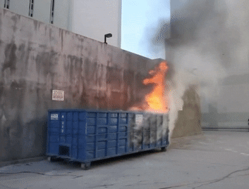 giant dumpster fire of legacy code