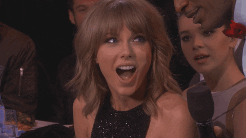 iHeartRadio taylor swift excited omg shocked