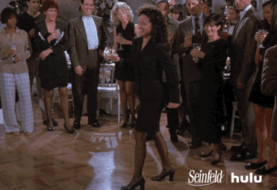 Elaine Benes Dancing GIF by HULU - Find & Share on GIPHY