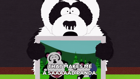 Image result for sad panda
