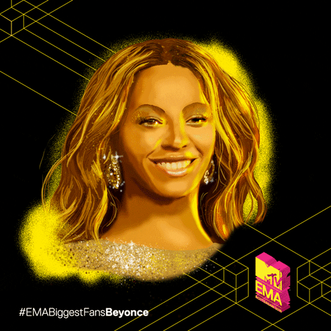 Beyonce 2016 European Music Awards GIF by 2020 MTV EMA - Find & Share ...