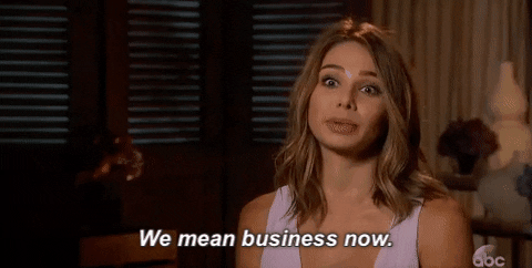 Season 21 We Mean Business Now GIF by The Bachelor - Find & Share on GIPHY