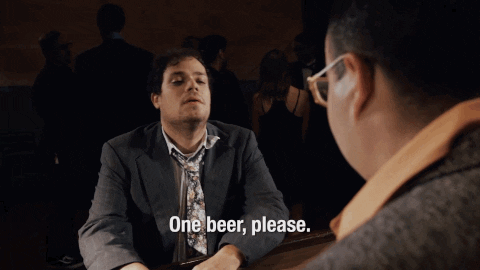 One Beer Please Gif