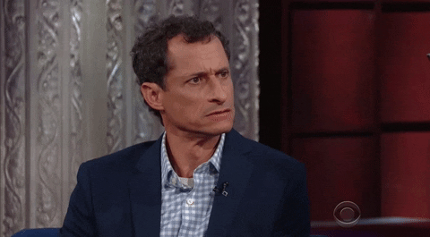 Anthony Weiner Shrug GIF by The Late Show With Stephen Colbert - Find & Share on GIPHY