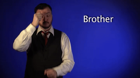Sign Language Brother GIF by Sign with Robert - Find ...