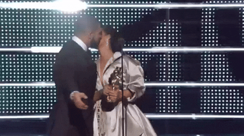 Rihanna Kiss GIF by 2017 MTV Video Music Awards - Find & Share on GIPHY