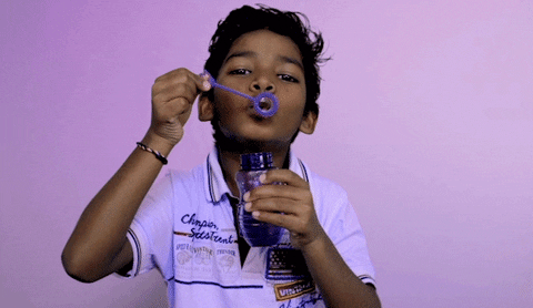 Sunny Pawar Bubbles GIF by LION  - Find & Share on GIPHY