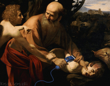 классические картины в смешные гифки, Kiszkiloszki, Каетан Обарски, Kajetan Obarski)