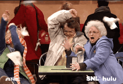Windy Saturday Night Live GIF by HULU - Find & Share on GIPHY