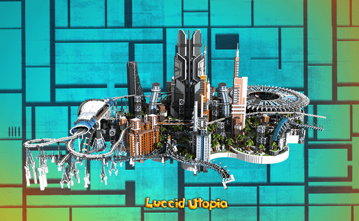 Luccid Utopia - City of the Future Minecraft Map