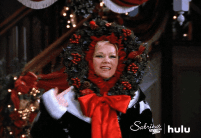 Sabrina The Teenage Witch Christmas GIF by HULU - Find & Share on GIPHY