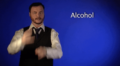 Sign Language Alcohol GIF by Sign with Robert - Find & Share on GIPHY