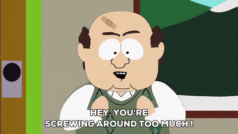 Image result for south park stop screwing around gif