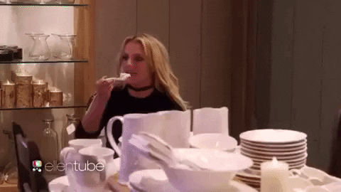 Team Giphy britney spears eating eat ice cream