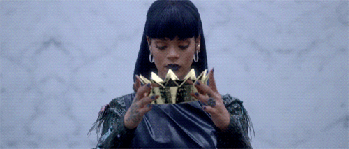 Rihanna Crown GIF - Find & Share on GIPHY