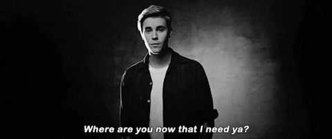 Image result for where are u now that i need you gif