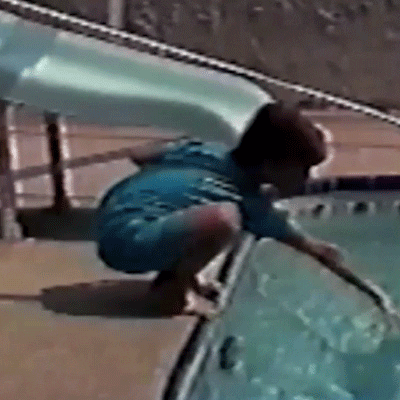 America's Funniest Home Videos cat kid pool diving