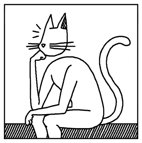 Lost Cat™ thinking ponder <a class=