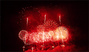 Image result for red fireworks gif