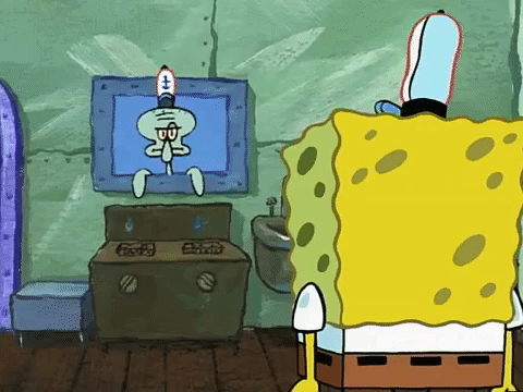 Does anybody know the reason why when Spongebob got naked in the pre-movie  episodes he kept his shoes on and after the first movie we start seeing him  barefoot? Is there an