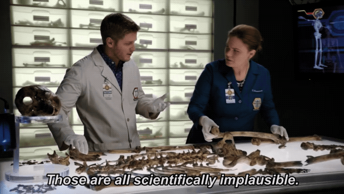 A gif from the show Bones