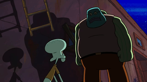 Season 9 Squid Defense GIF by SpongeBob SquarePants - Find & Share on GIPHY