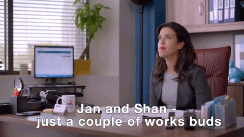 Jan and Shan- just a couple of works buds