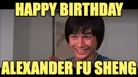Shaw Brothers happy birthday fu sheng alexander fu sheng fu sheng laughing GIF