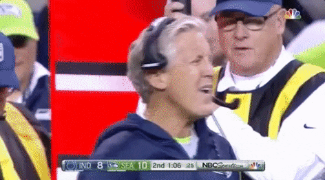 Pete Carroll is disappointed