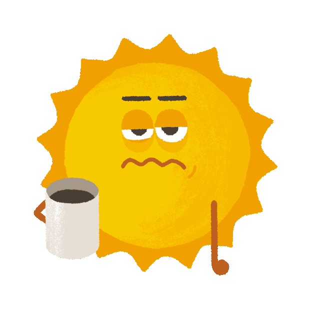 Tired Good Morning Sticker by Mauro Gatti for iOS & Android GIPHY
