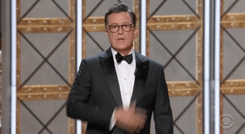 Stephen Colbert Omg GIF by Emmys