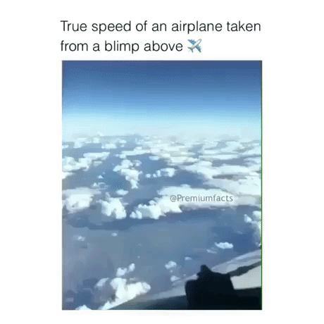 True Speed Of Plane in funny gifs