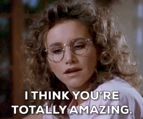 You're totally amazing — thank you!