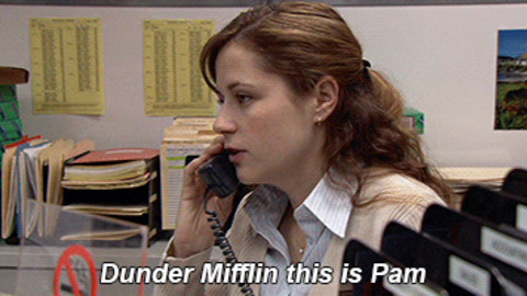 Dunder Mifflin This Is Pam GIFs - Find & Share On GIPHY