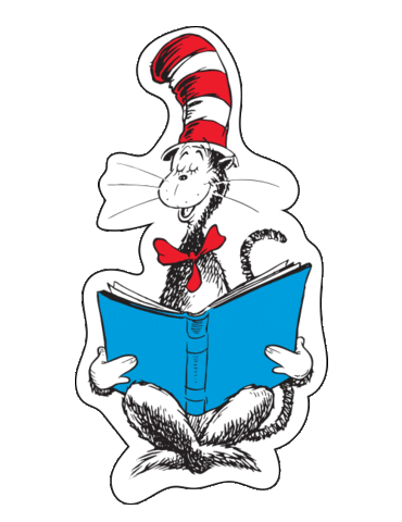 Cat In The Hat Thank You Sticker by DrSeuss for iOS & Android | GIPHY
