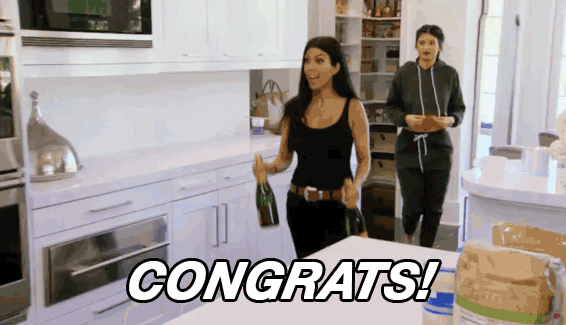 Keeping Up With The Kardashians Congratulations GIF
