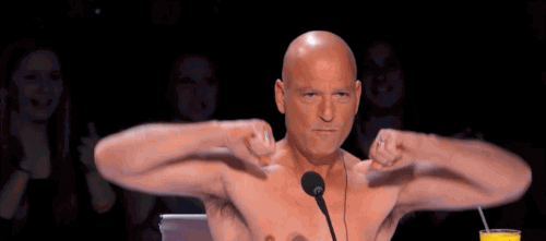 Excited Howie Mandel GIF by America's Got Talent