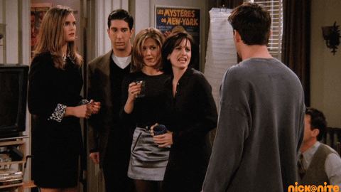 Television Gifs  Joey friends, Friends best moments, Friends episodes