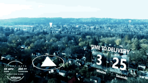 amazon drone delivery gif