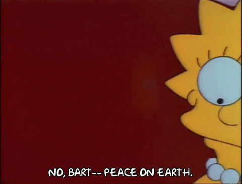 Season 3 Peace GIF by The Simpsons